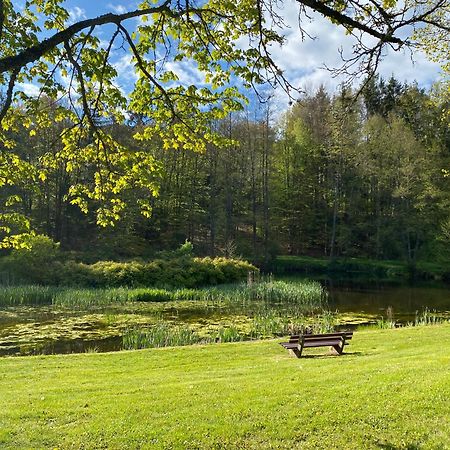 Pension-Ferienwohnung Liesbachtal Direkt Am Waldrand Bayerische Rhoen Schonau an der Brend Exterior photo